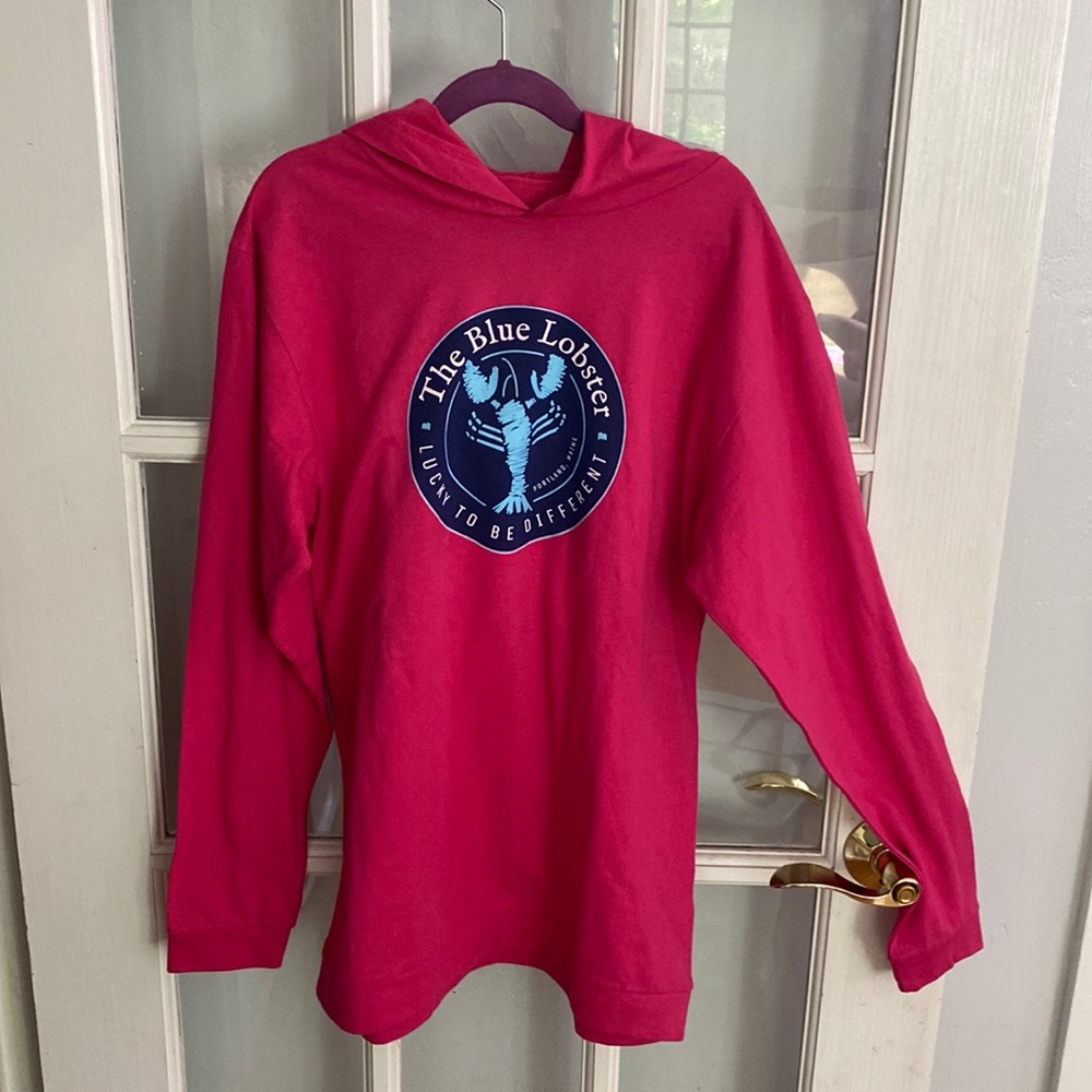 Blue Lobster Hoodie T shirt
